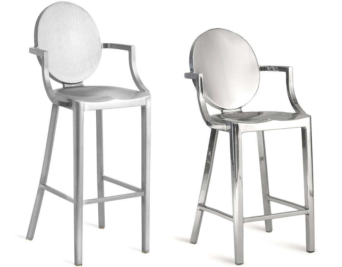 emeco kong stool with arms