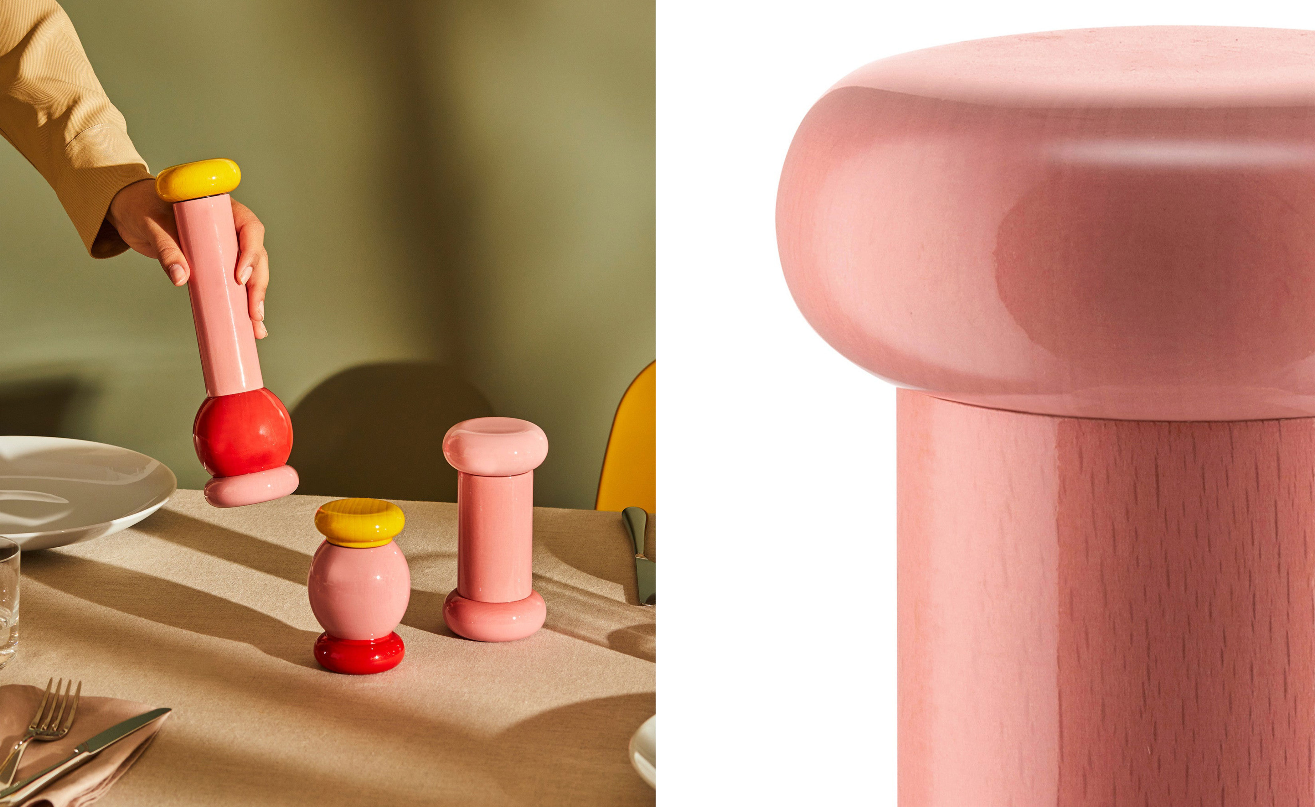 ettore sottsass es19 salt pepper spice grinder