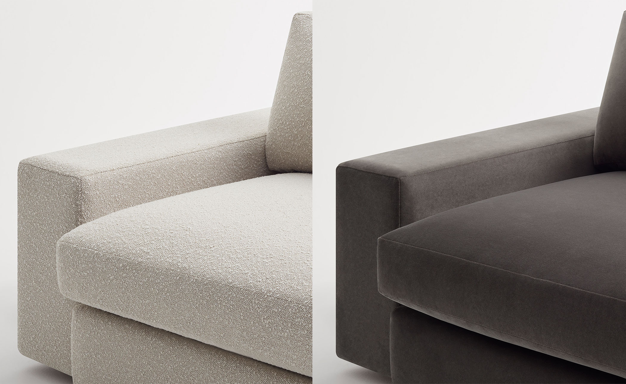 esker sofa with chaise