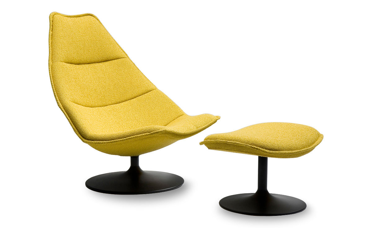 f585 lounge chair & ottoman