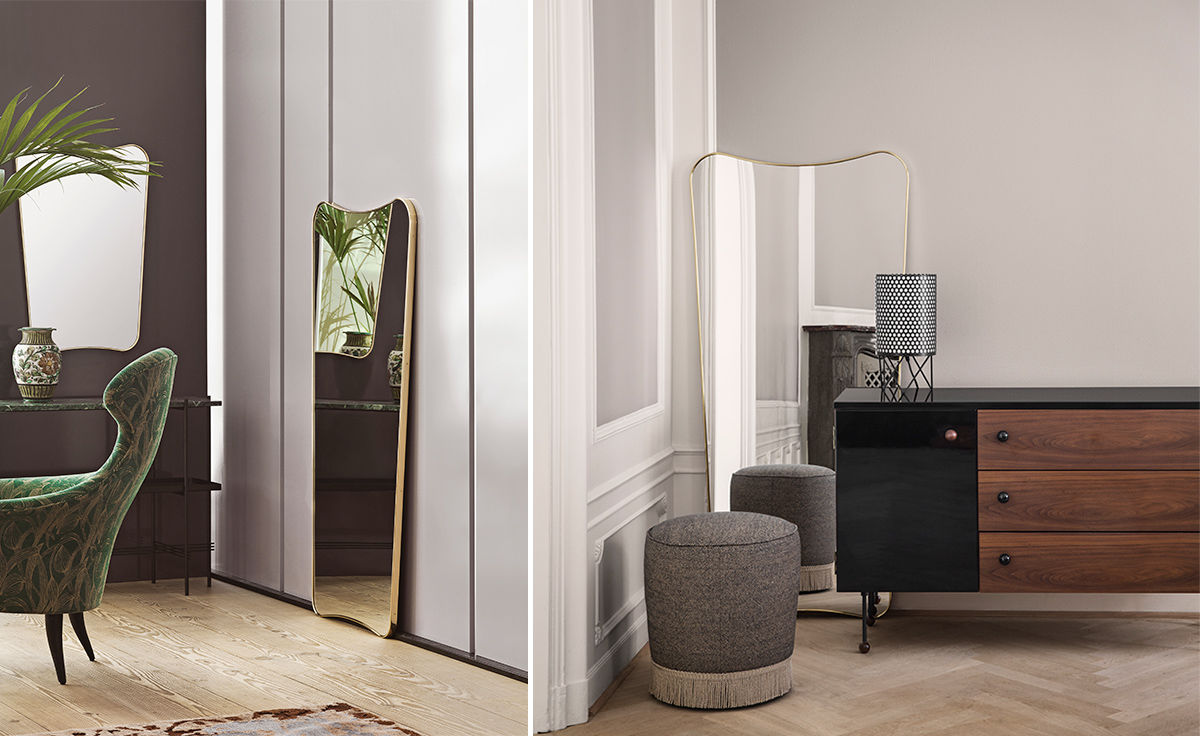 f.a. 33 rectangular wall mirror