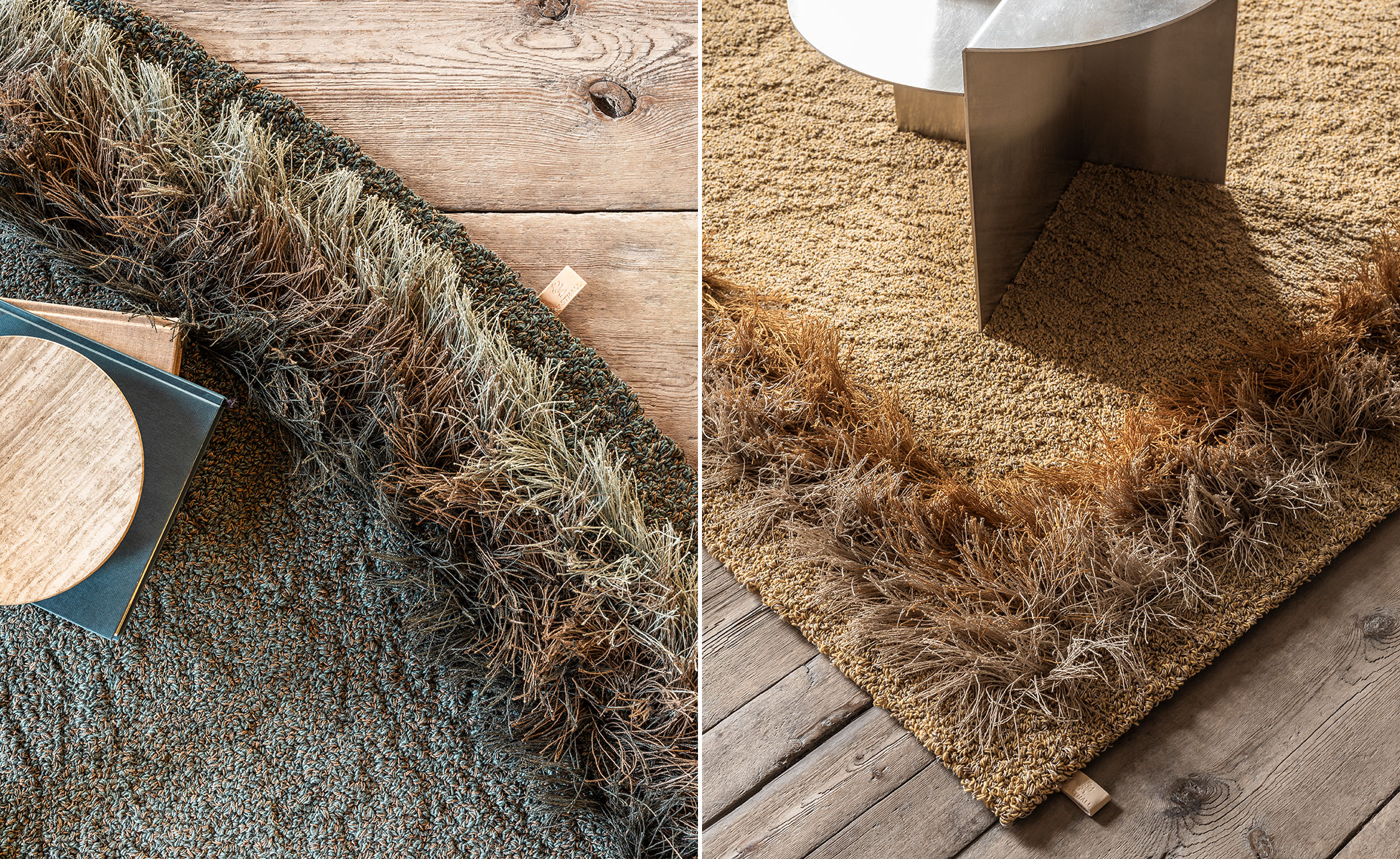 Feather Tufted Rug