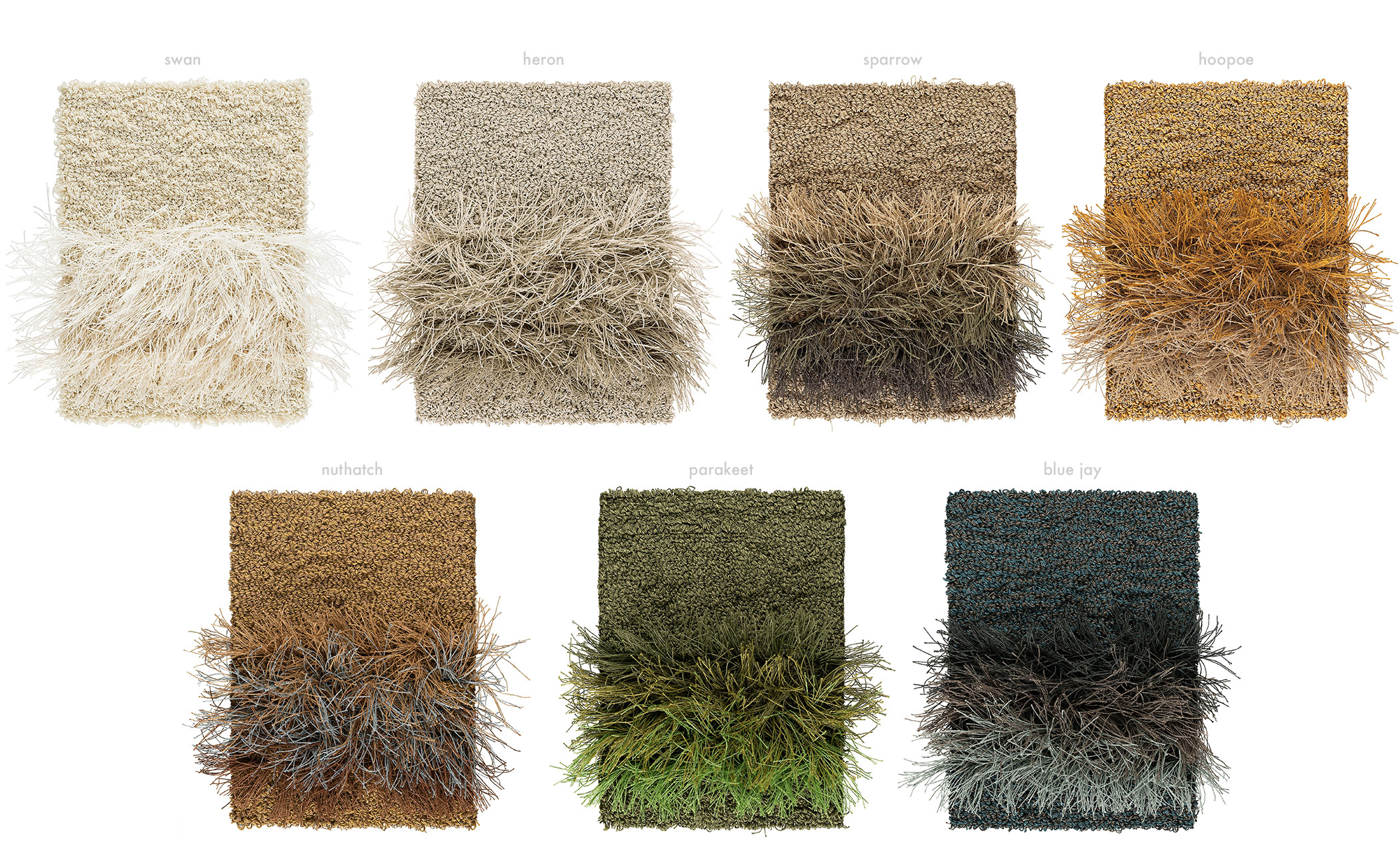 Feather Tufted Rug