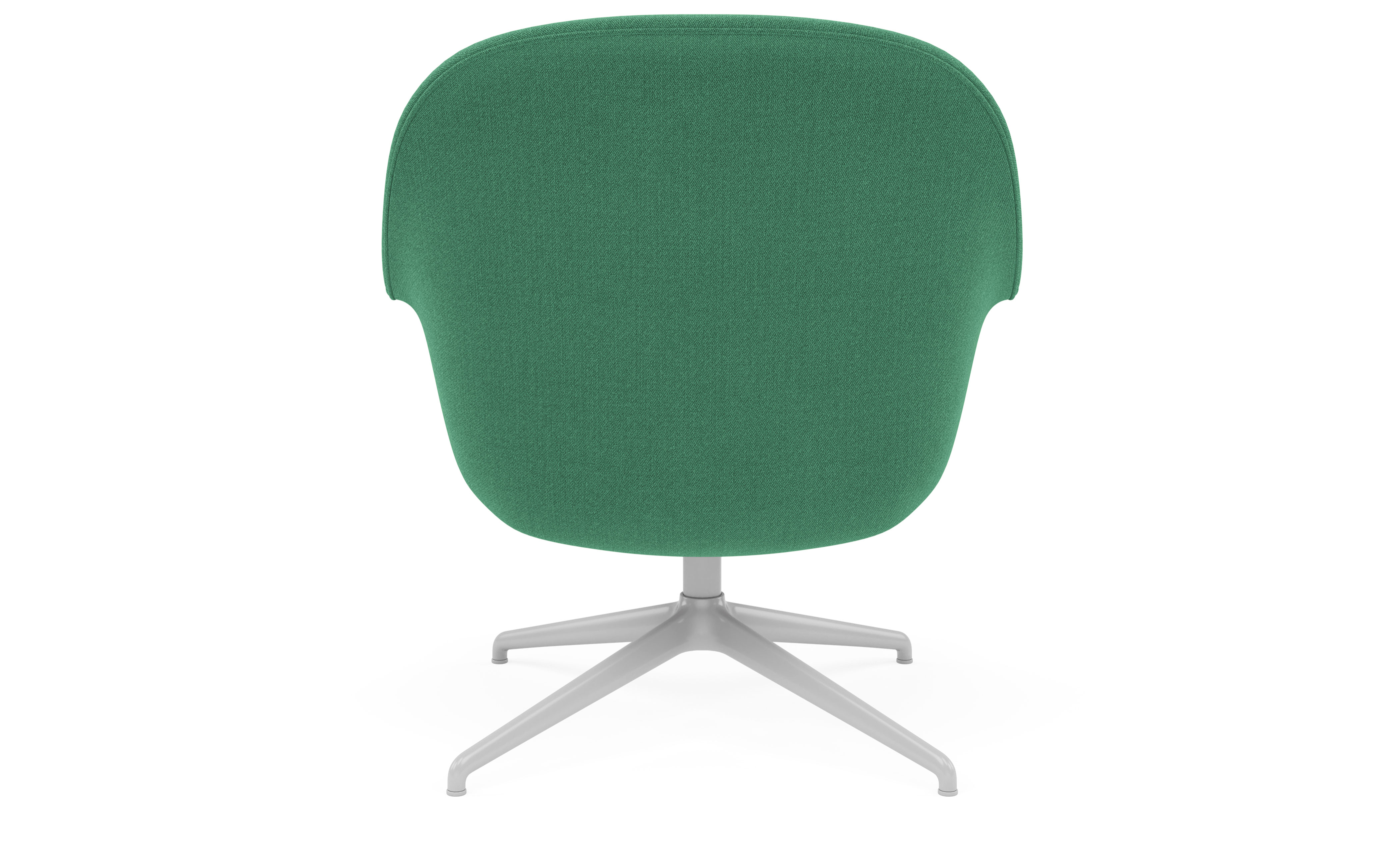 Fiber Lounge Armchair with Swivel Base