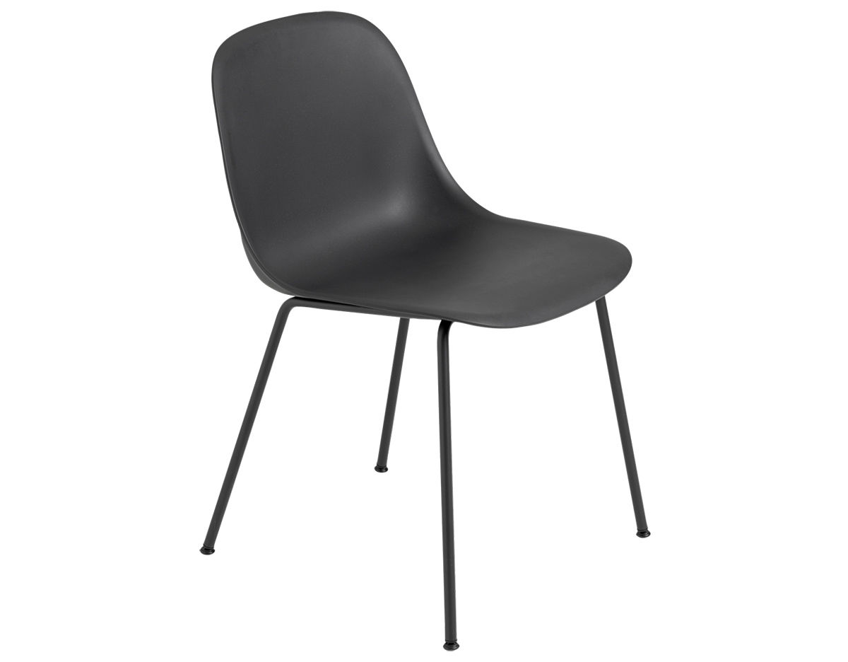 fiber side chair with tube base