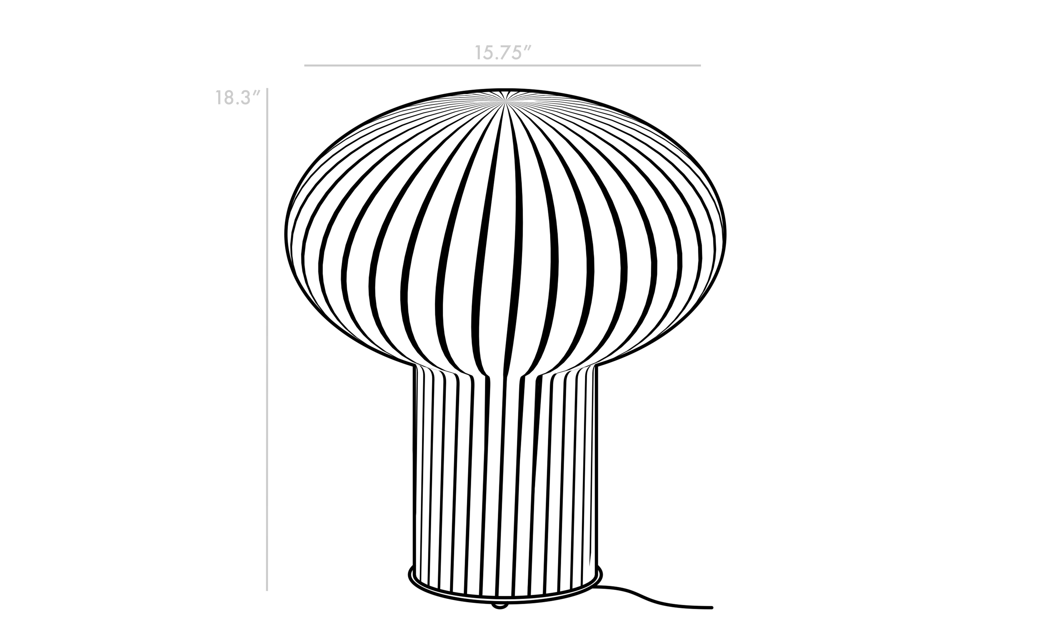 Filigrana Mushroom Table Lamp