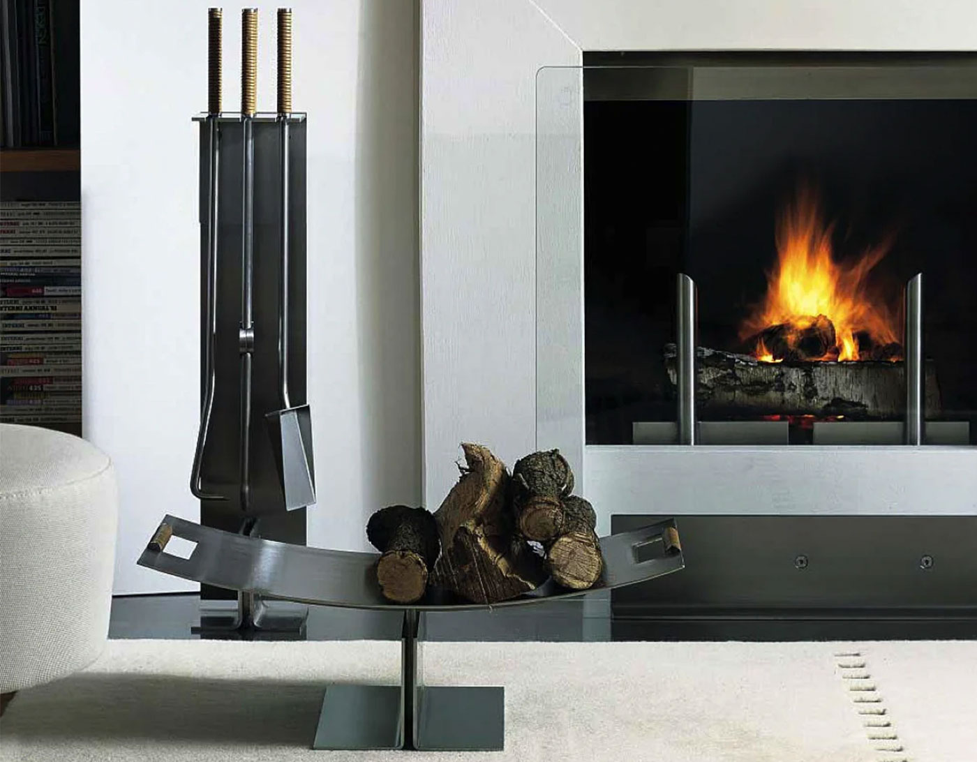 fireside tools with stand