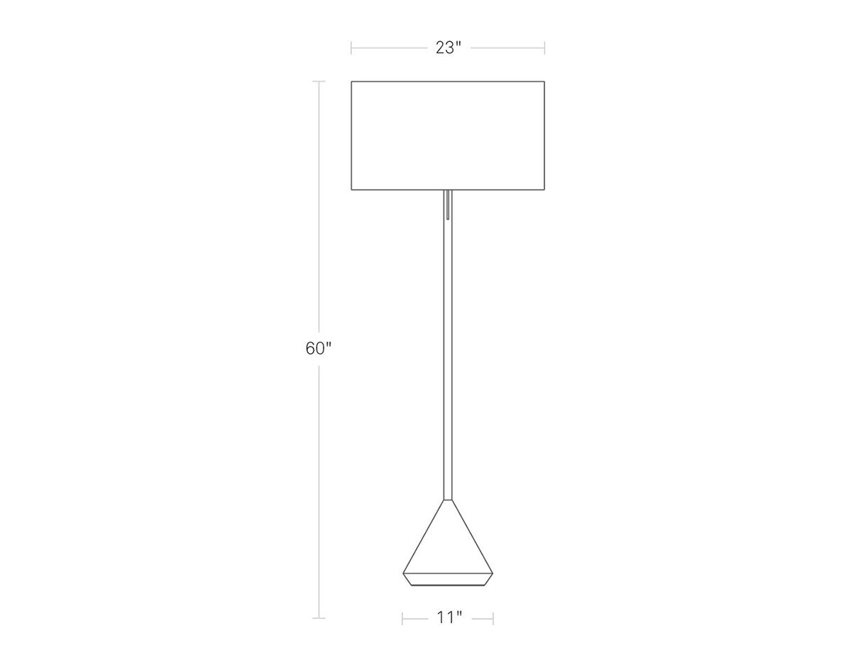 flask floor lamp