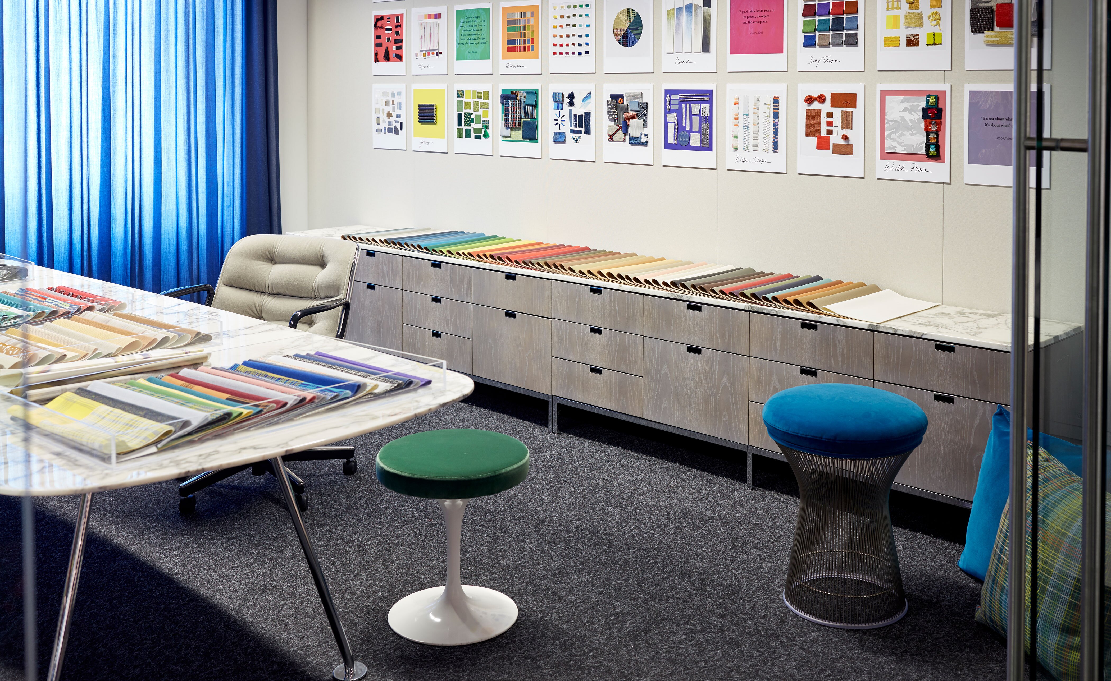 florence knoll 2 position credenza