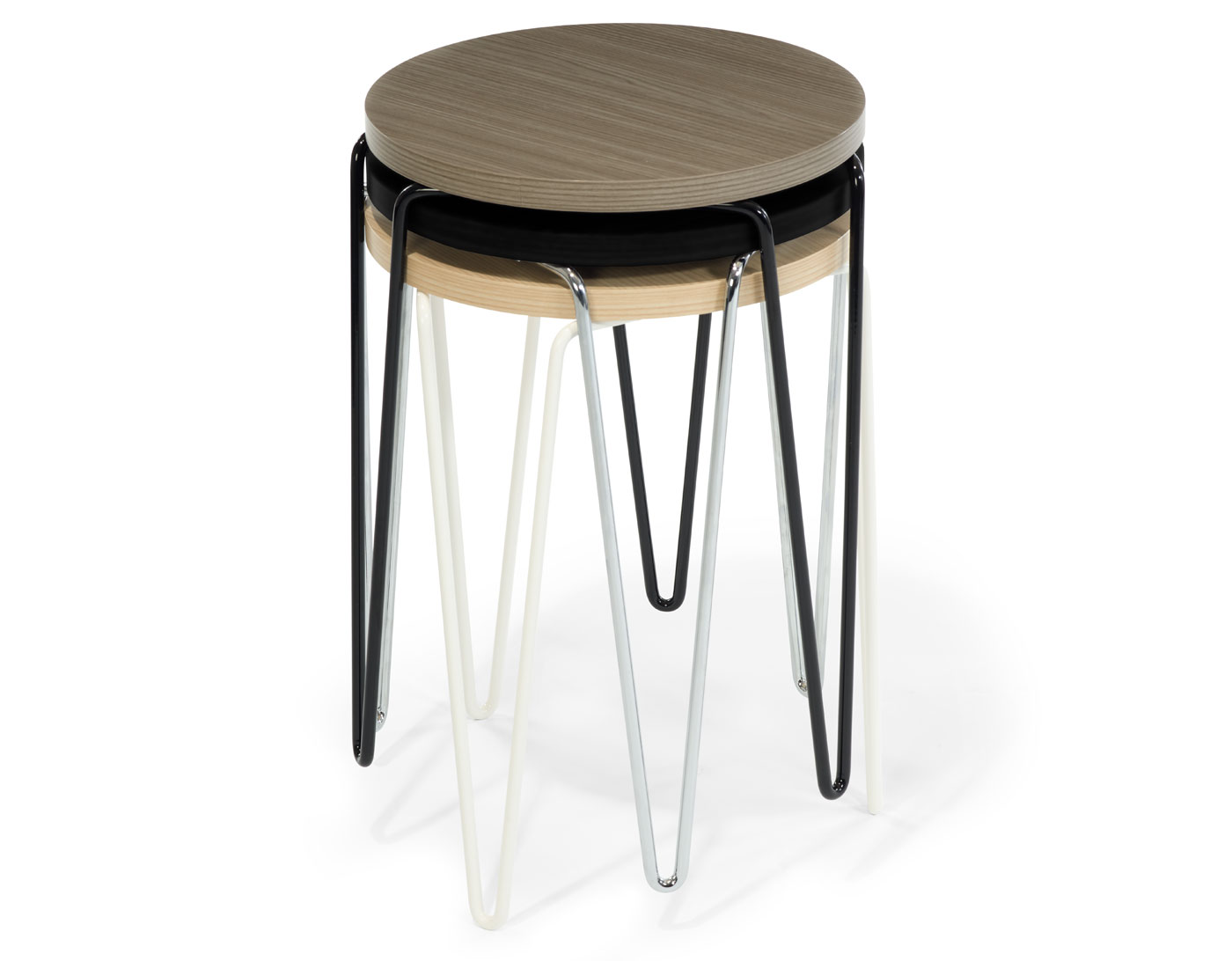 florence knoll hairpin stacking table