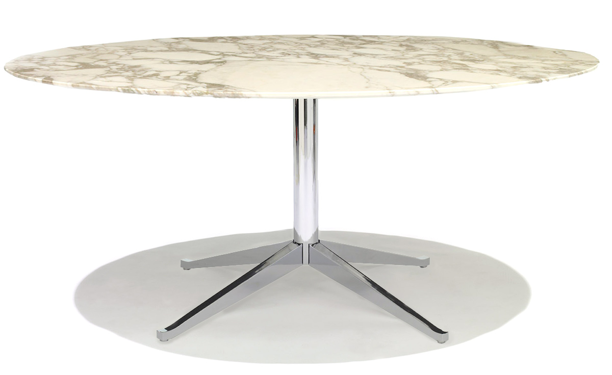 florence knoll 96" oval table