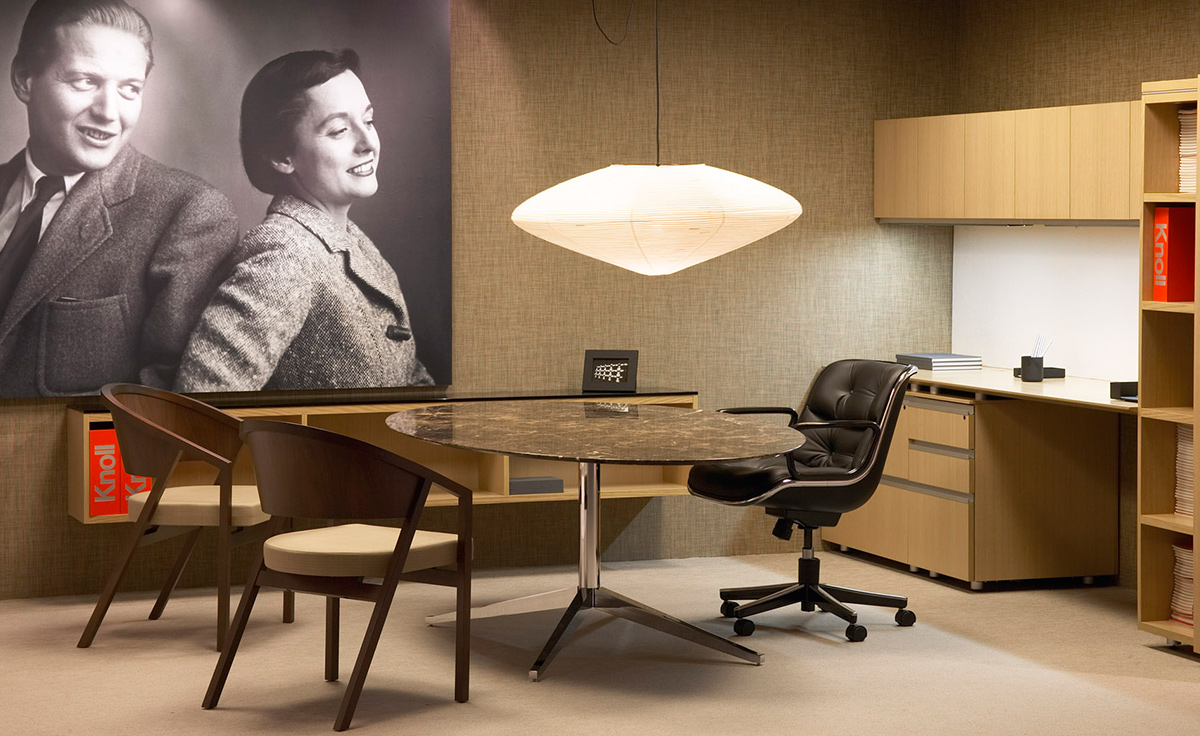 florence knoll 96" oval table