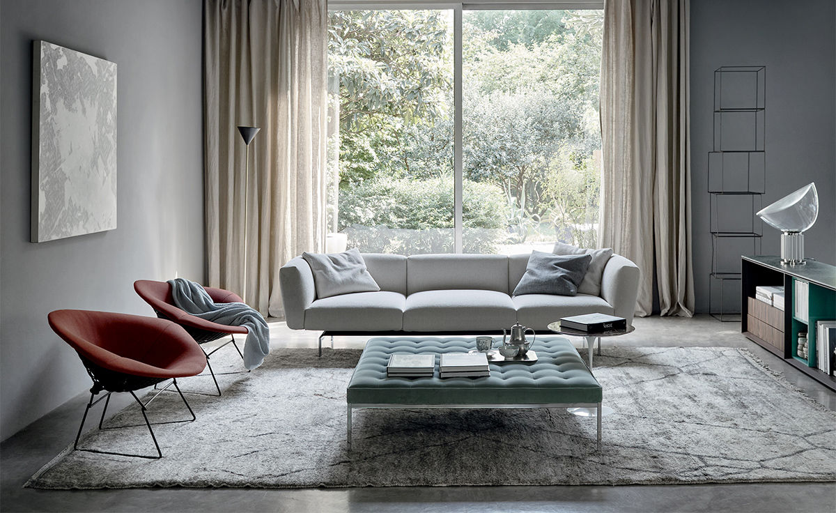florence knoll relaxed medium square bench