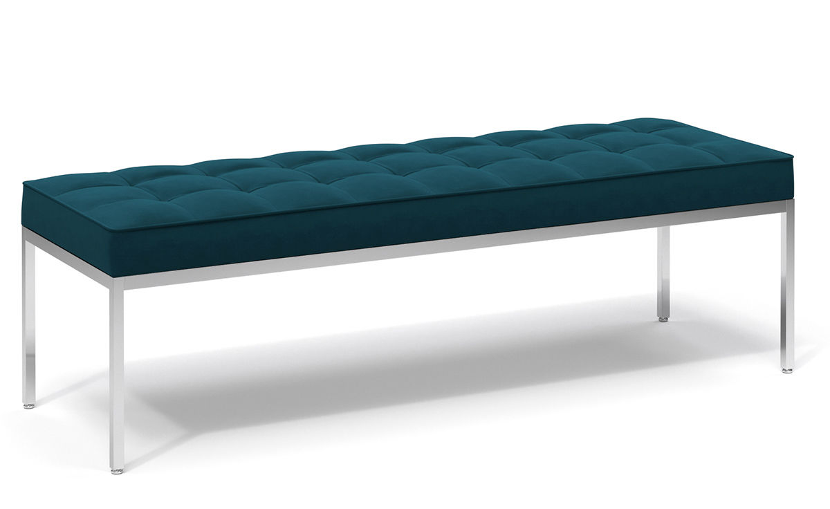 florence knoll relaxed three seat bench