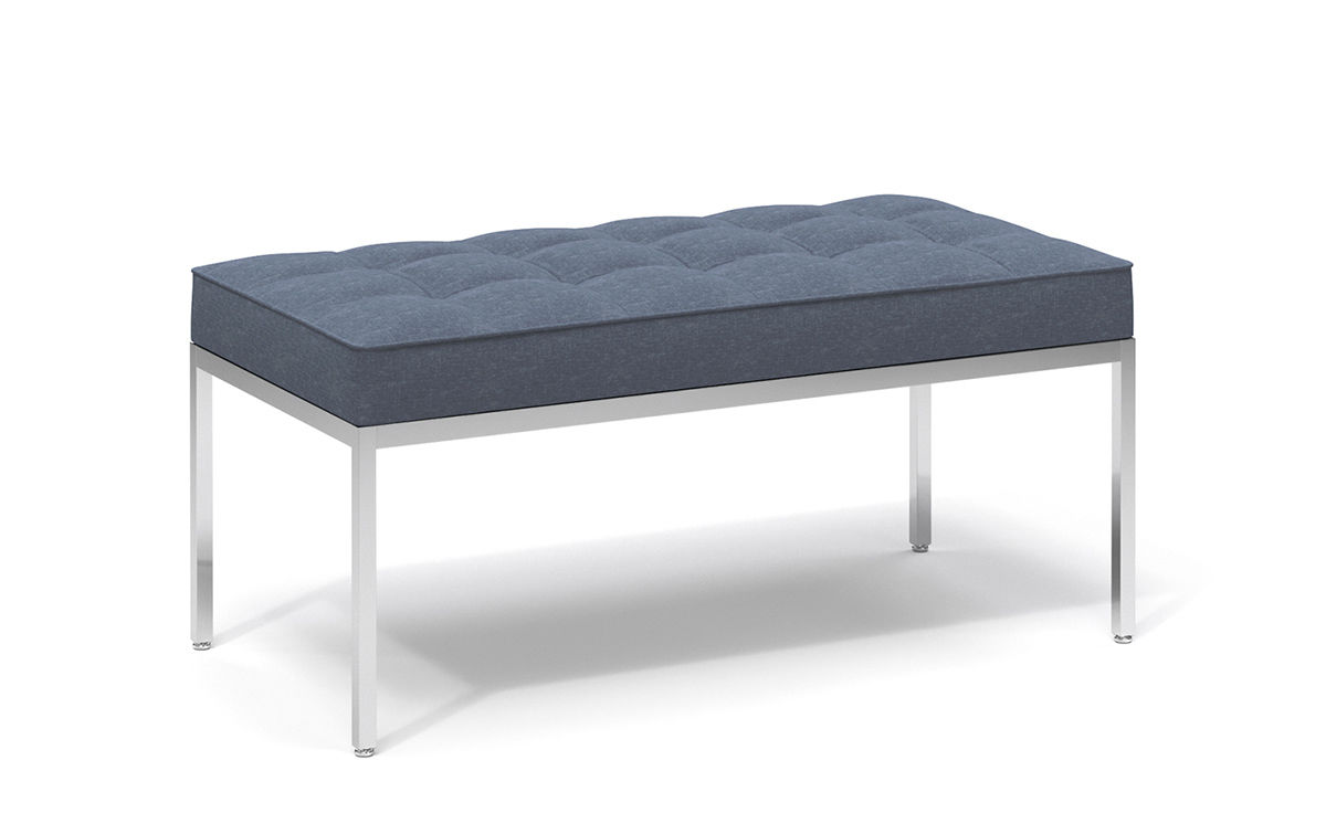 florence knoll relaxed two seat bench