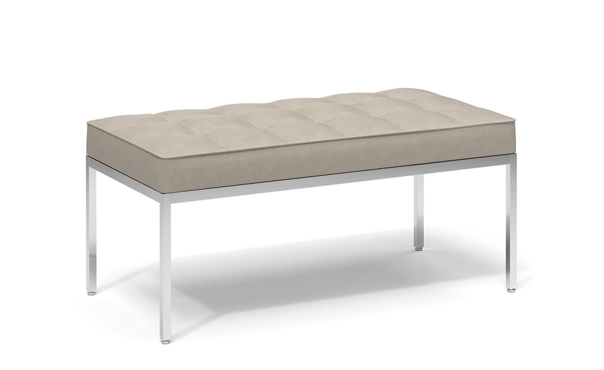 florence knoll relaxed two seat bench