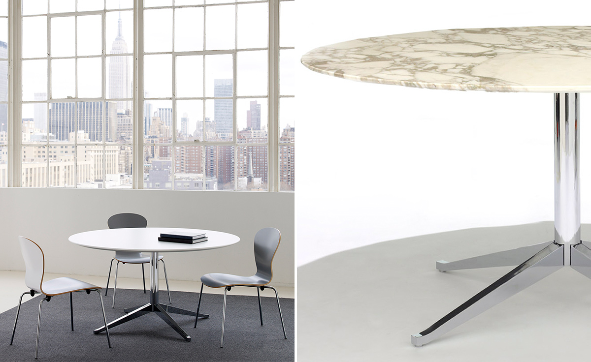 florence knoll 78" oval table