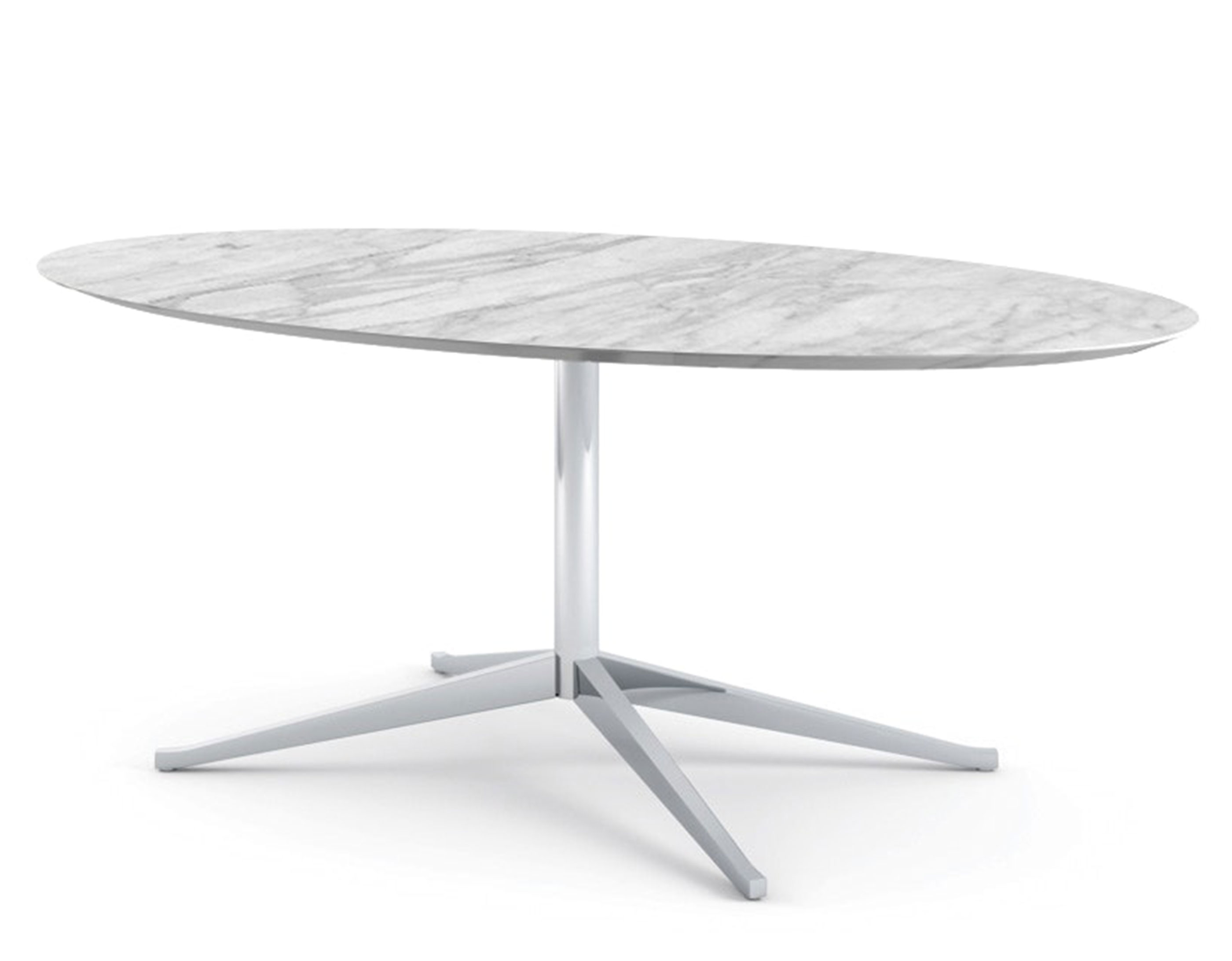 florence knoll 78" oval table