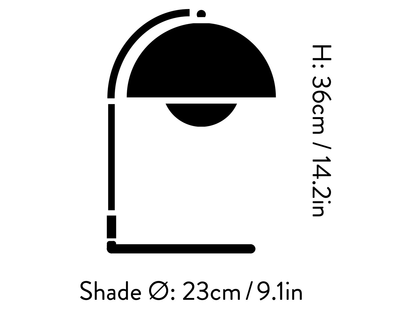 Flowerpot VP4 Table Lamp