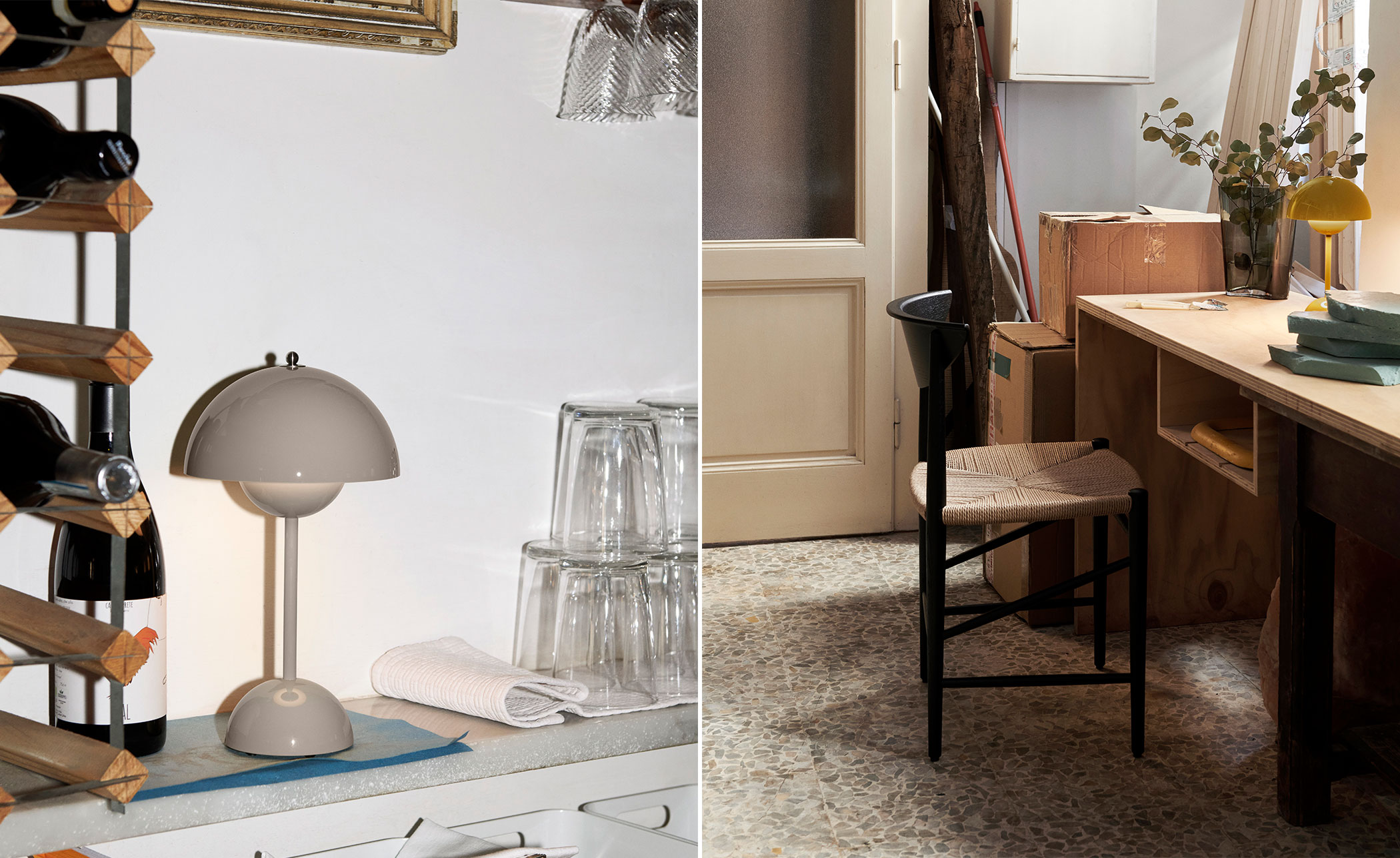 Flowerpot VP9 Portable Table Lamp