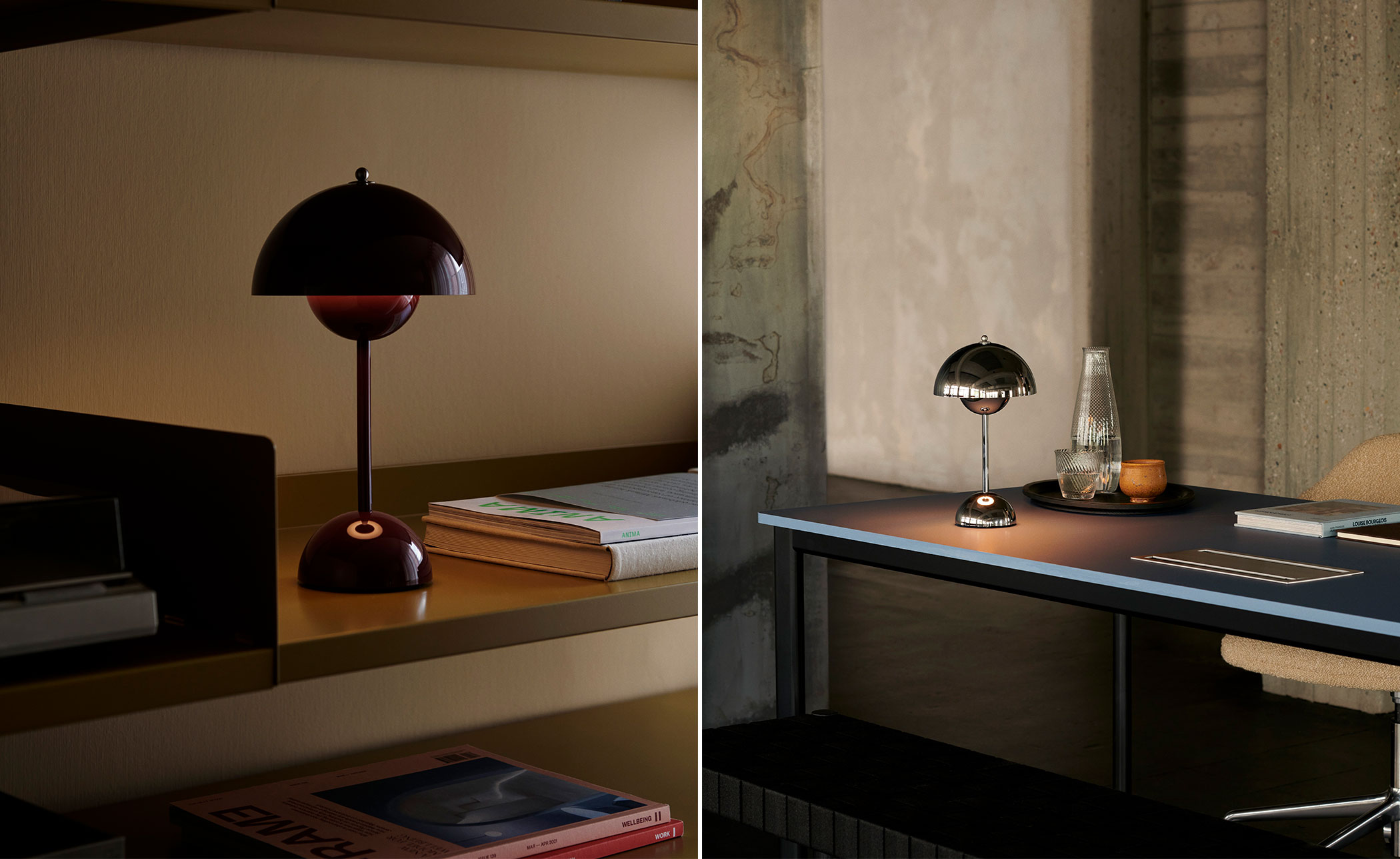 Flowerpot VP9 Portable Table Lamp