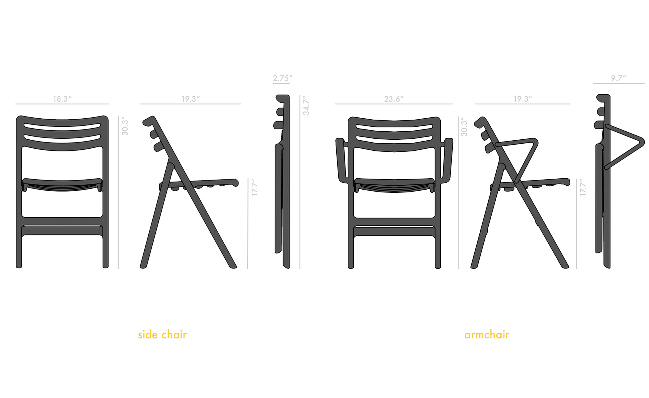 magis folding air chair
