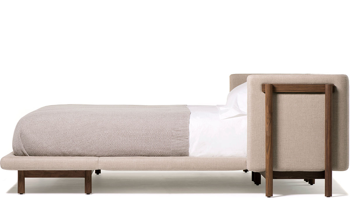 frame queen size bed with arms 768aq