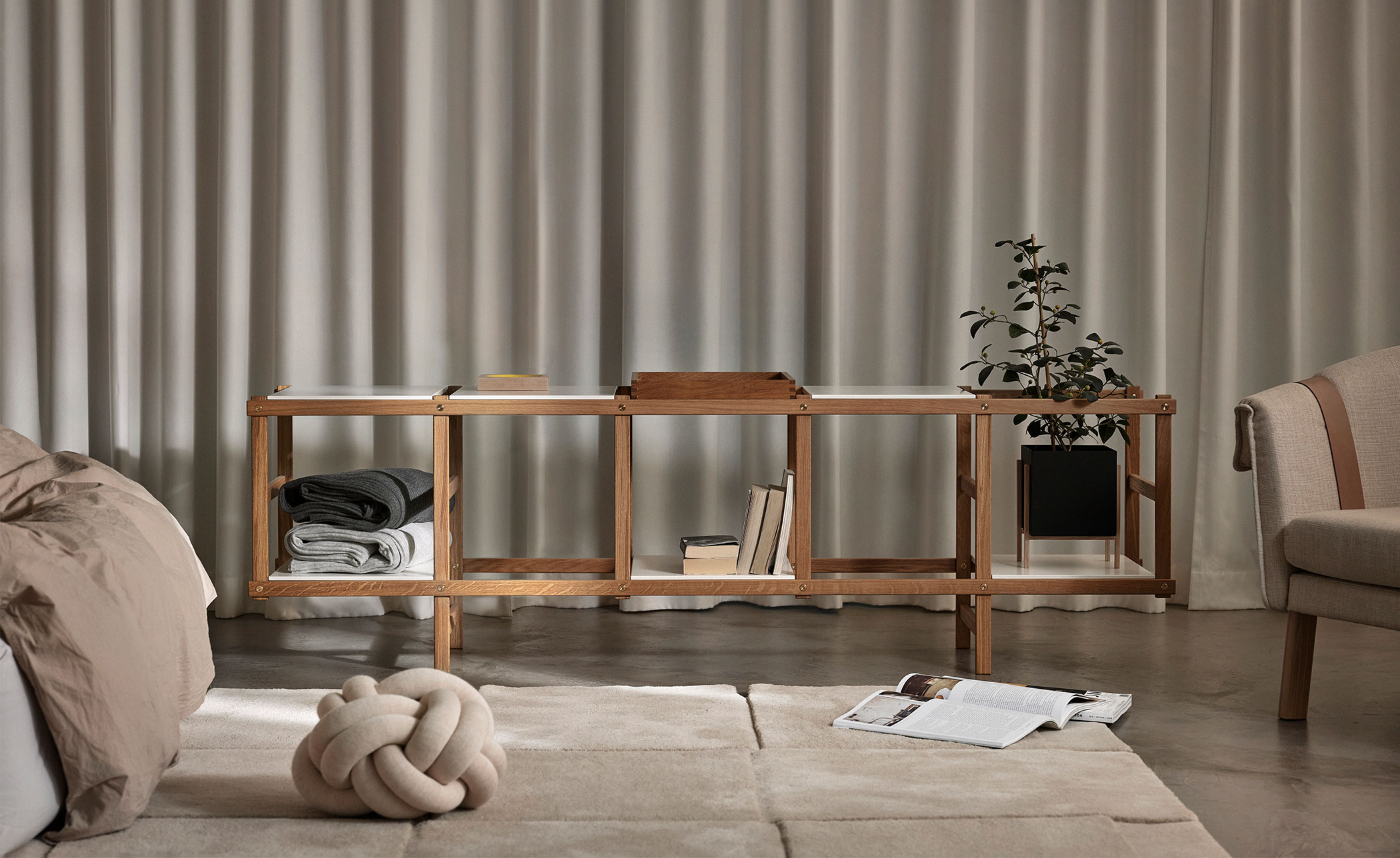 Frame Low Shelving Unit