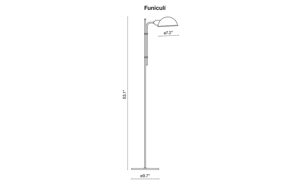 funiculi floor lamp