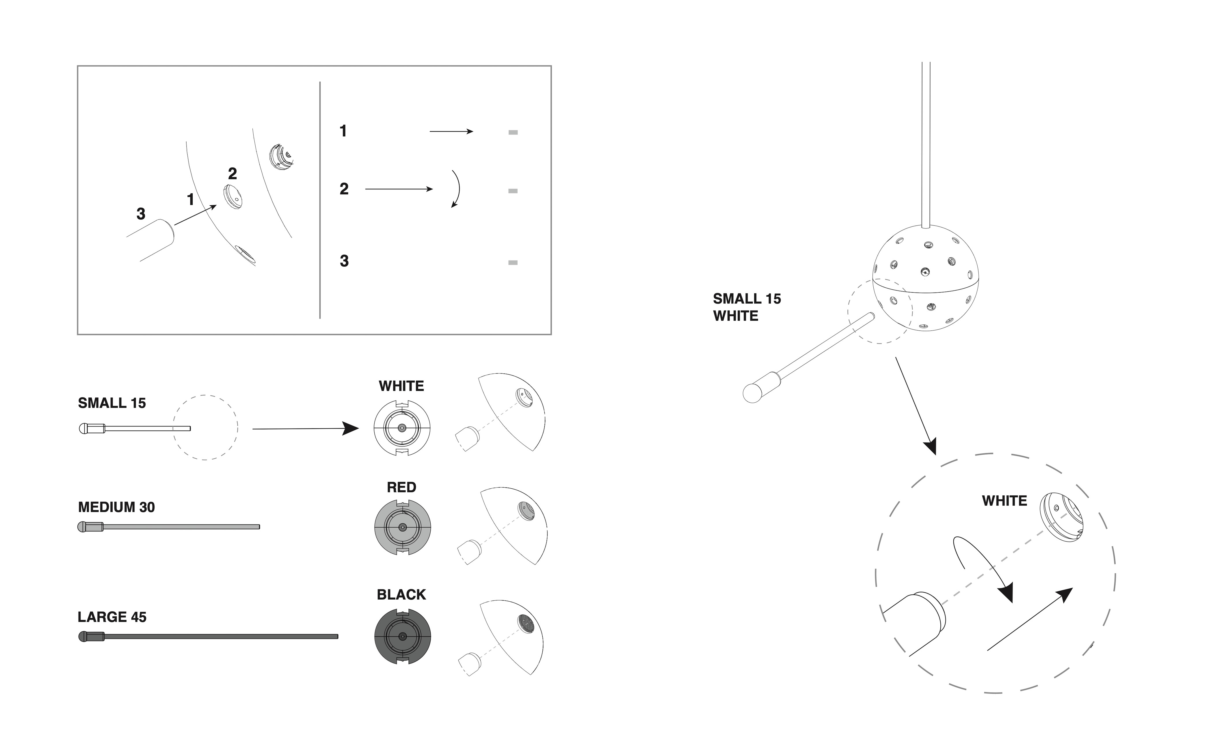 Eames Galaxy Pendant Lamp