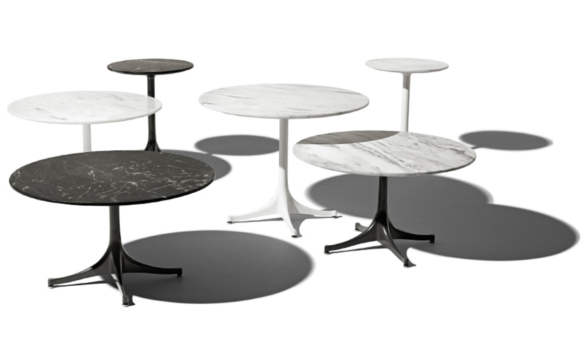 nelson pedestal table outdoor 17" dia.