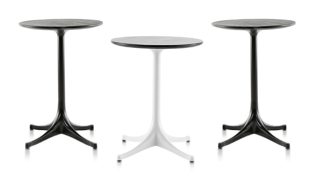 nelson pedestal table outdoor 17" dia.