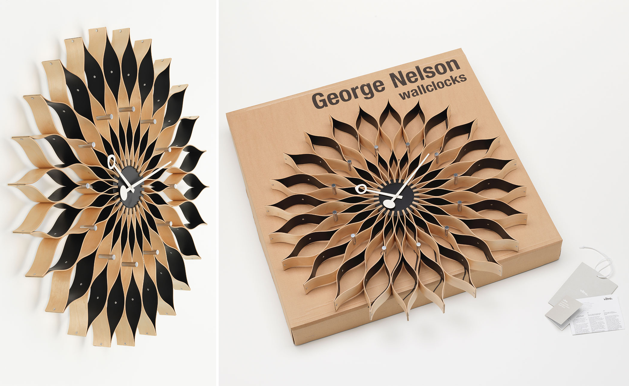 george nelson sunflower clock