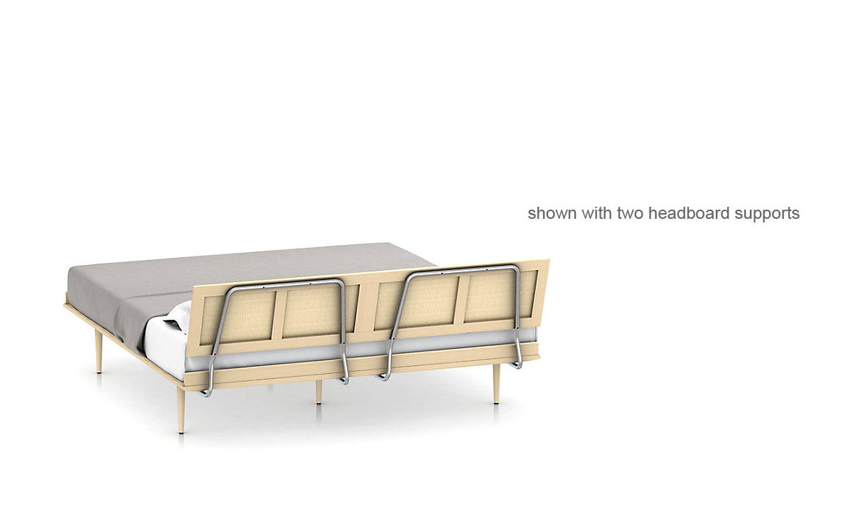 nelson thin edge bed with wood taper legs