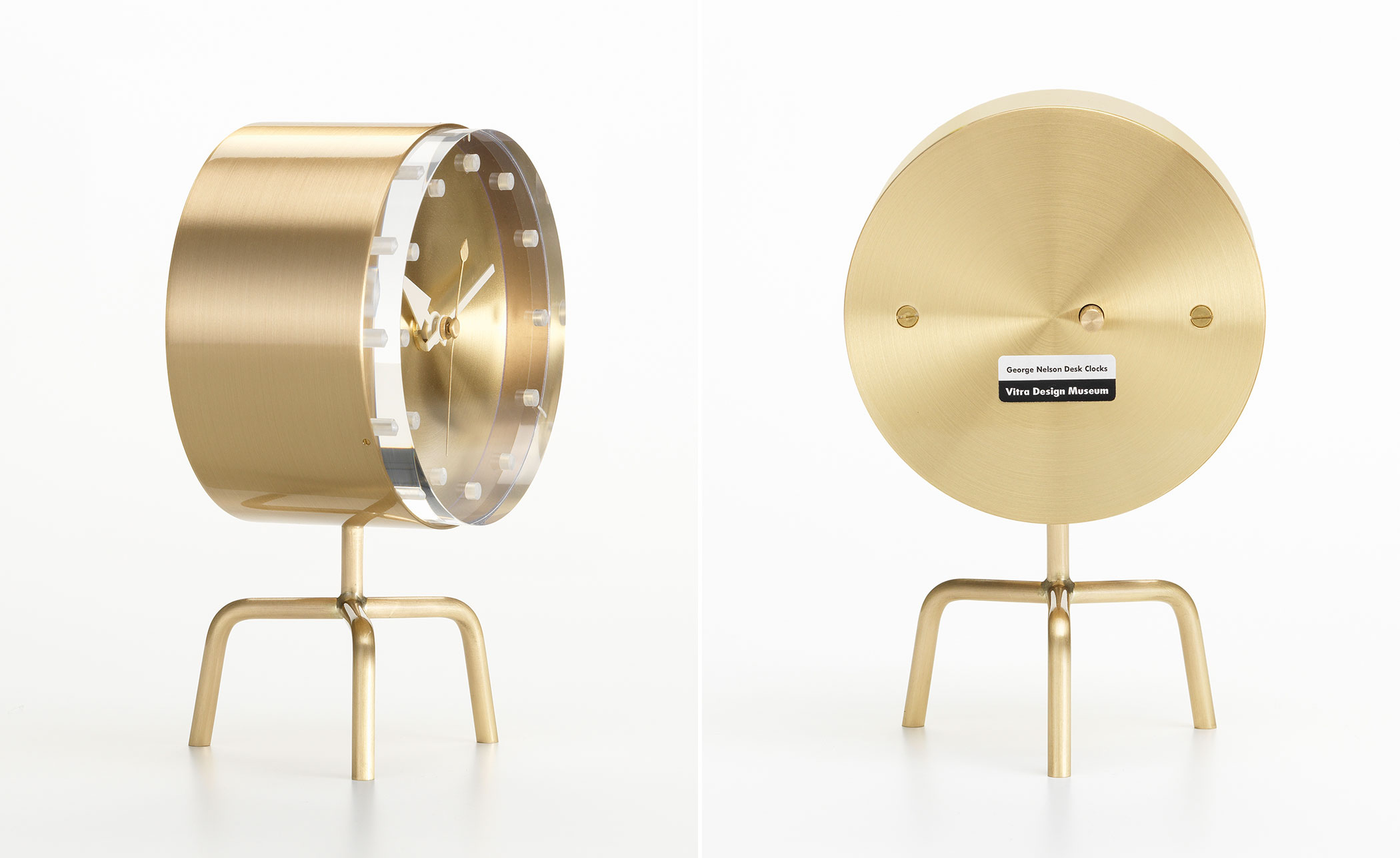 george nelson tripod desk clock