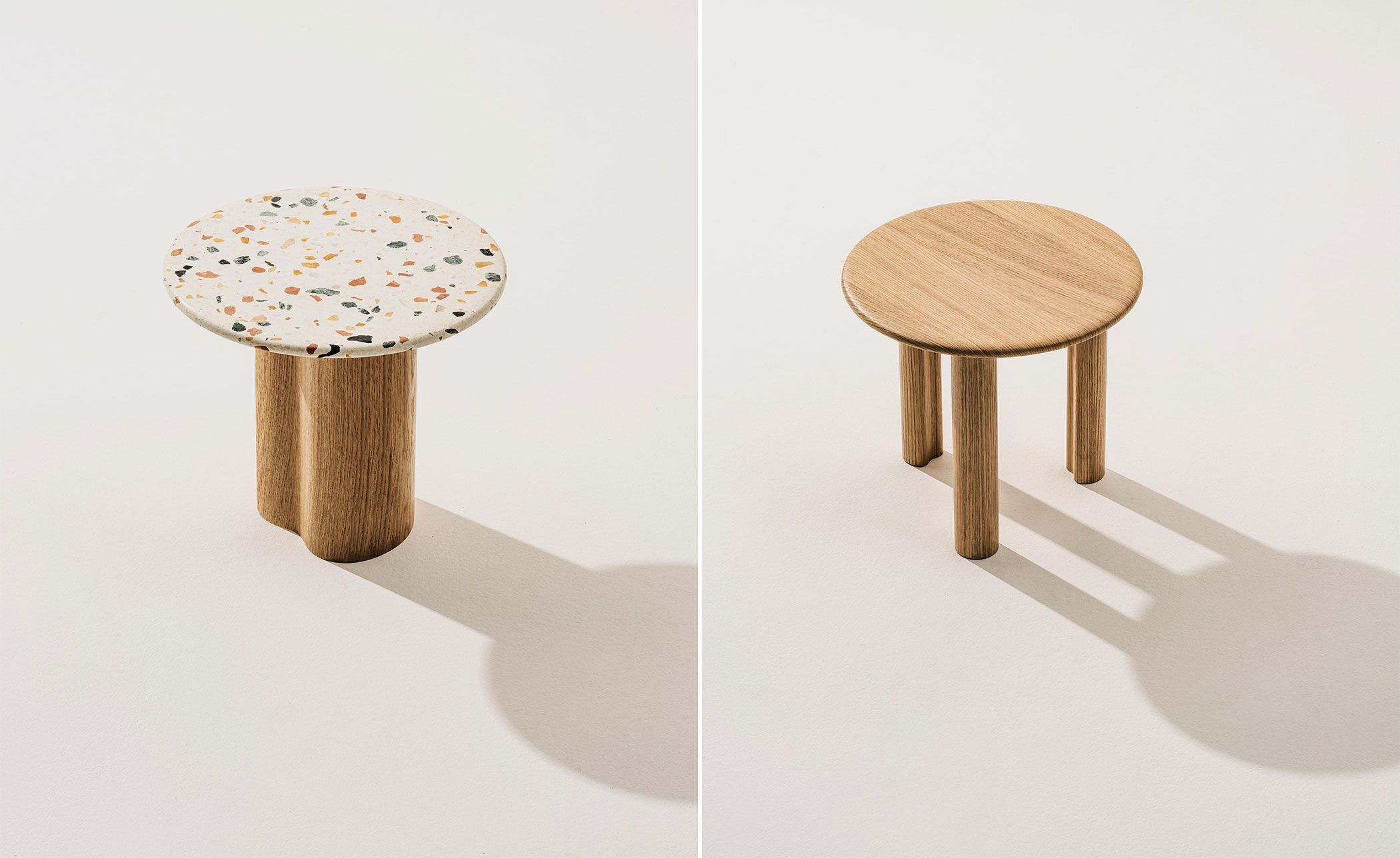 Ghia Organic Table with 3 leg base