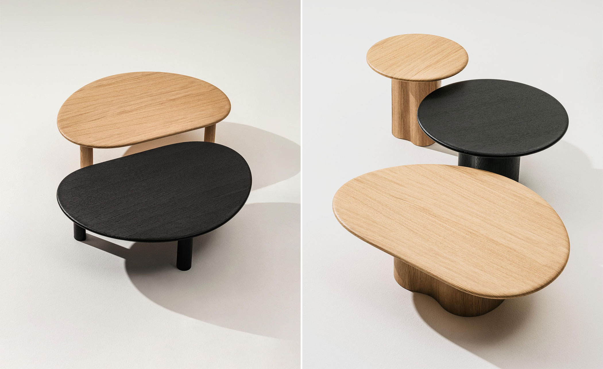 Ghia Round Table with 3 leg base