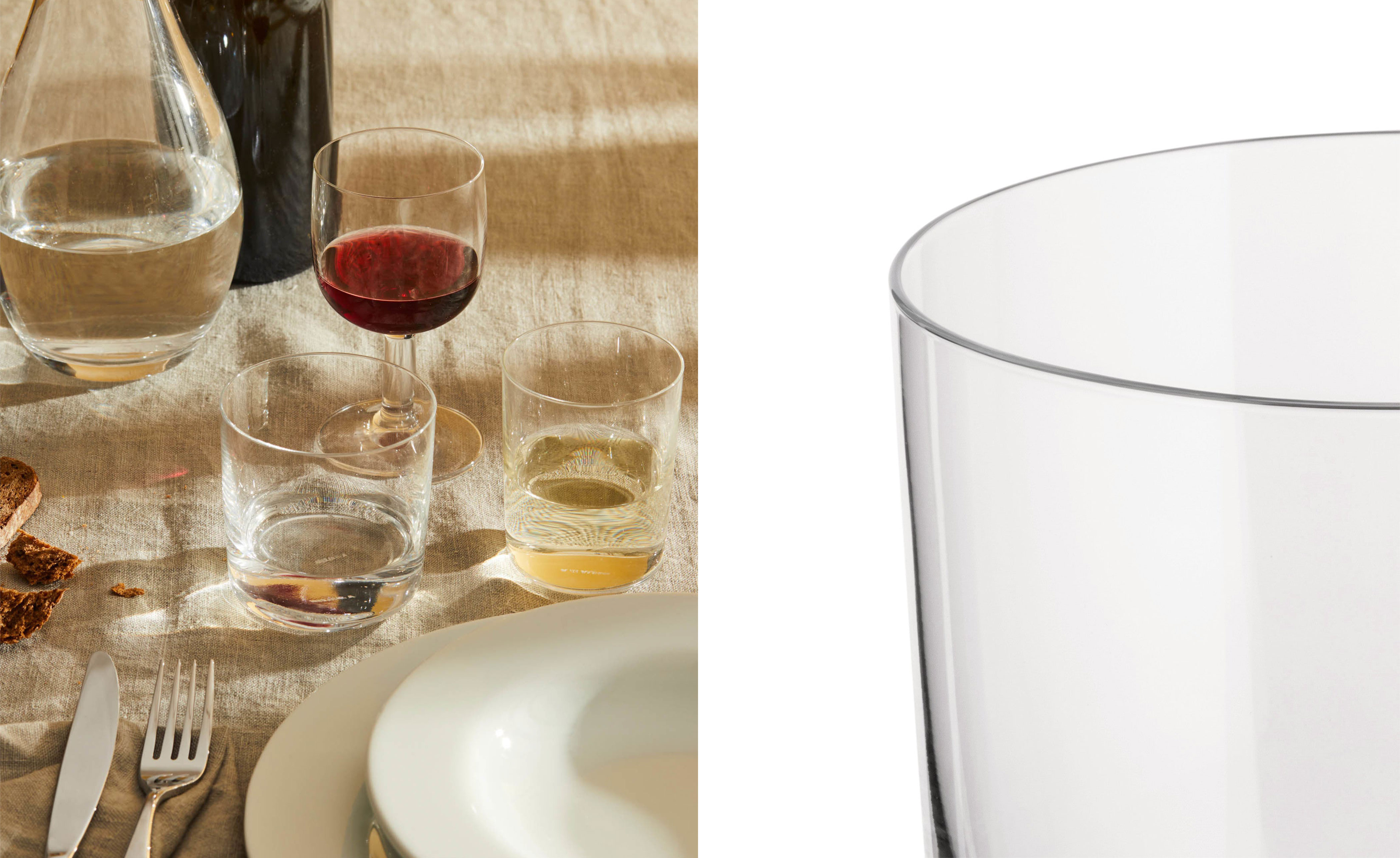 glass family red wine set of 4