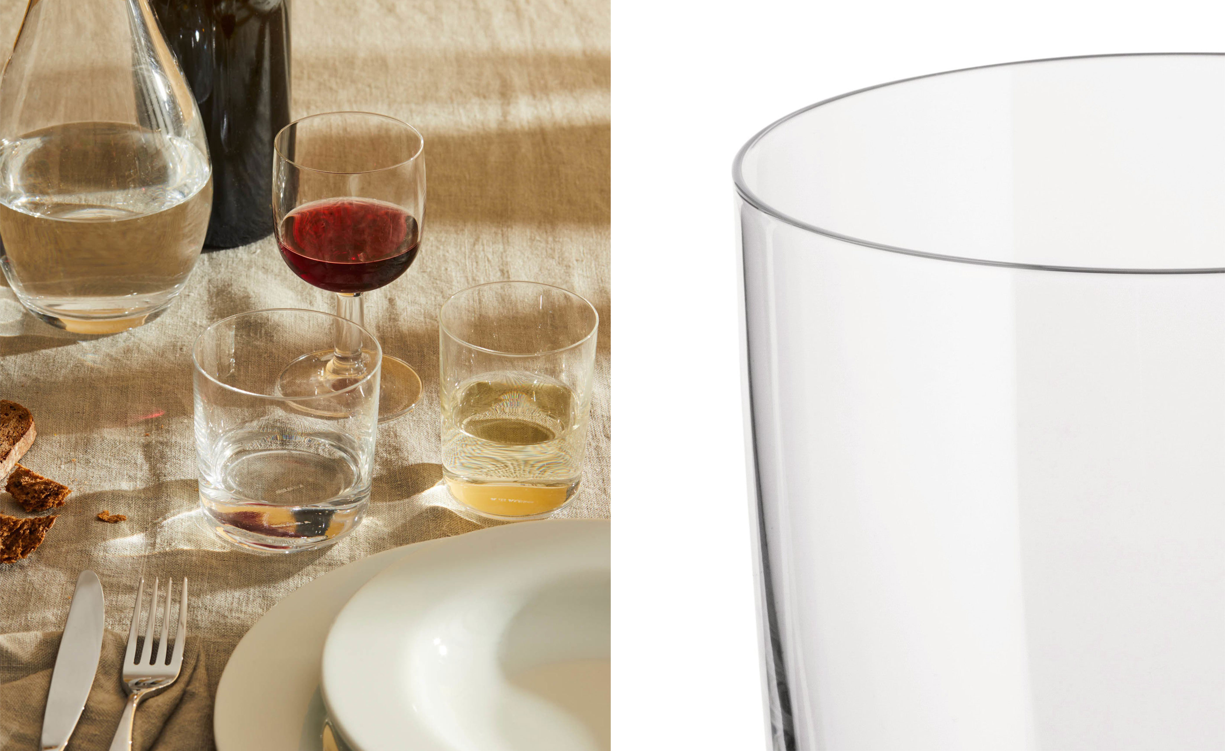 glass family water glass set of 4