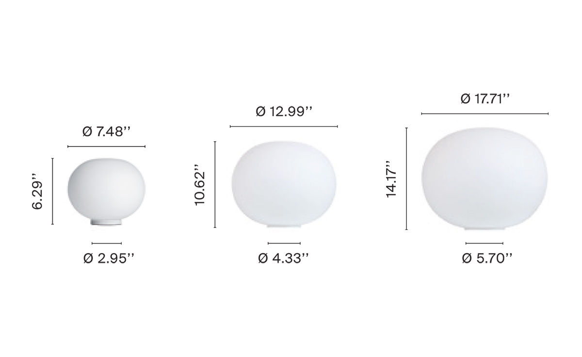 glo ball basic table lamp