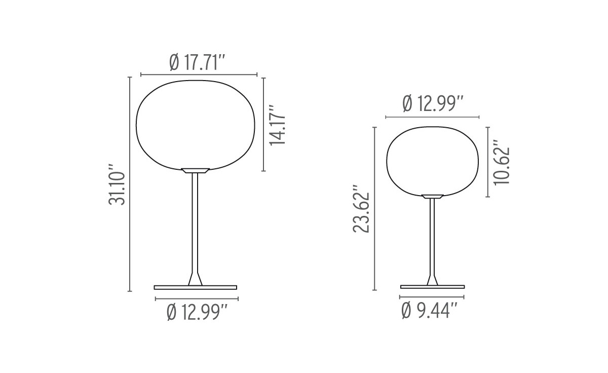 glo ball table lamp