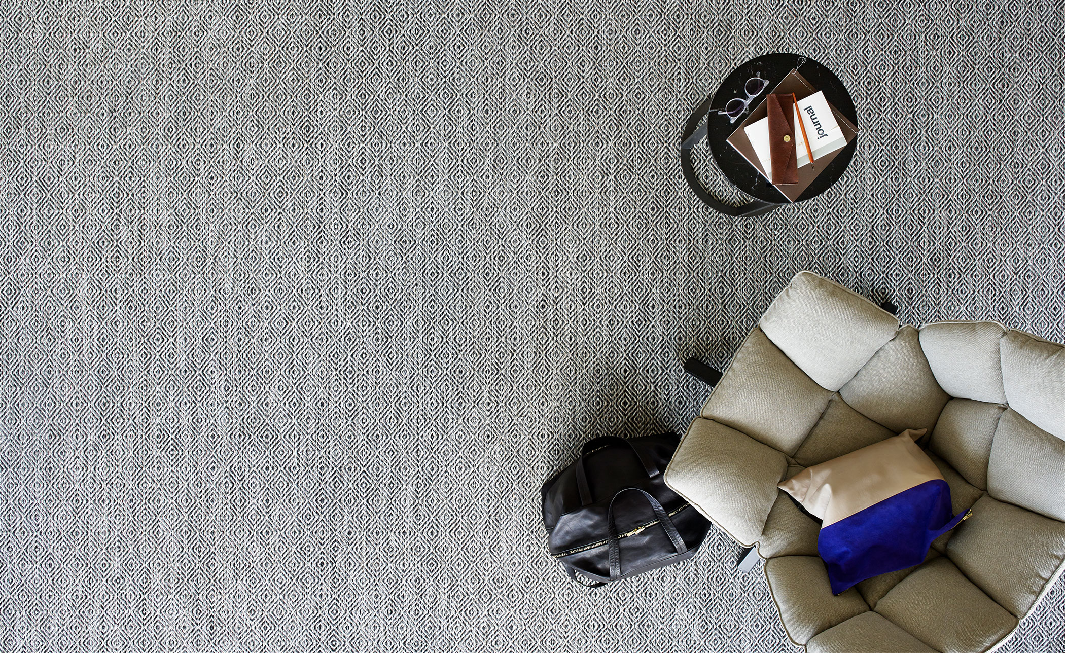 Goose Eye Icon Woven Rug