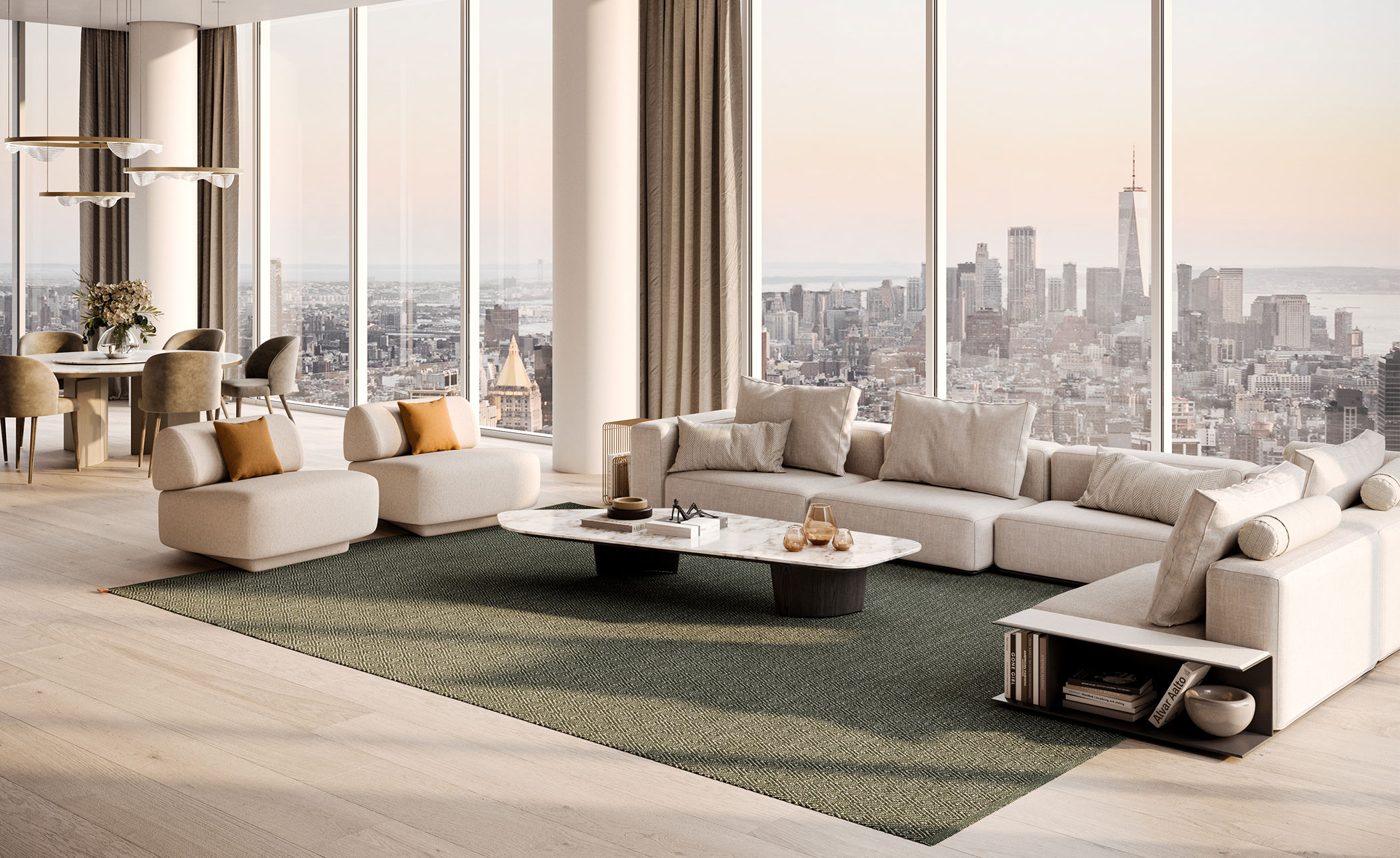 Goose Eye XL Icon Woven Rug