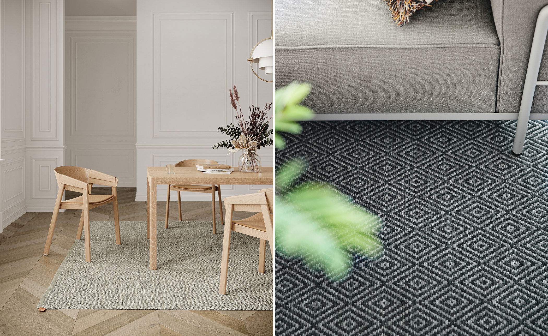 Goose Eye XL Icon Woven Rug