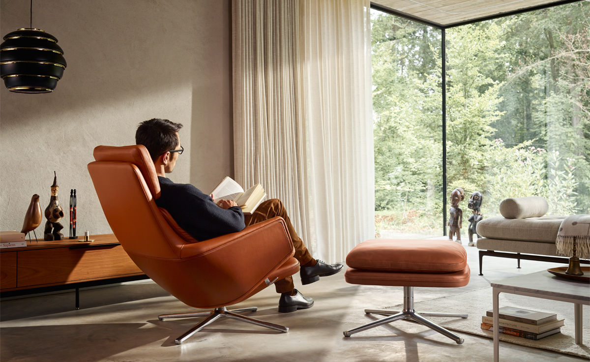 grand relax lounge chair and ottoman