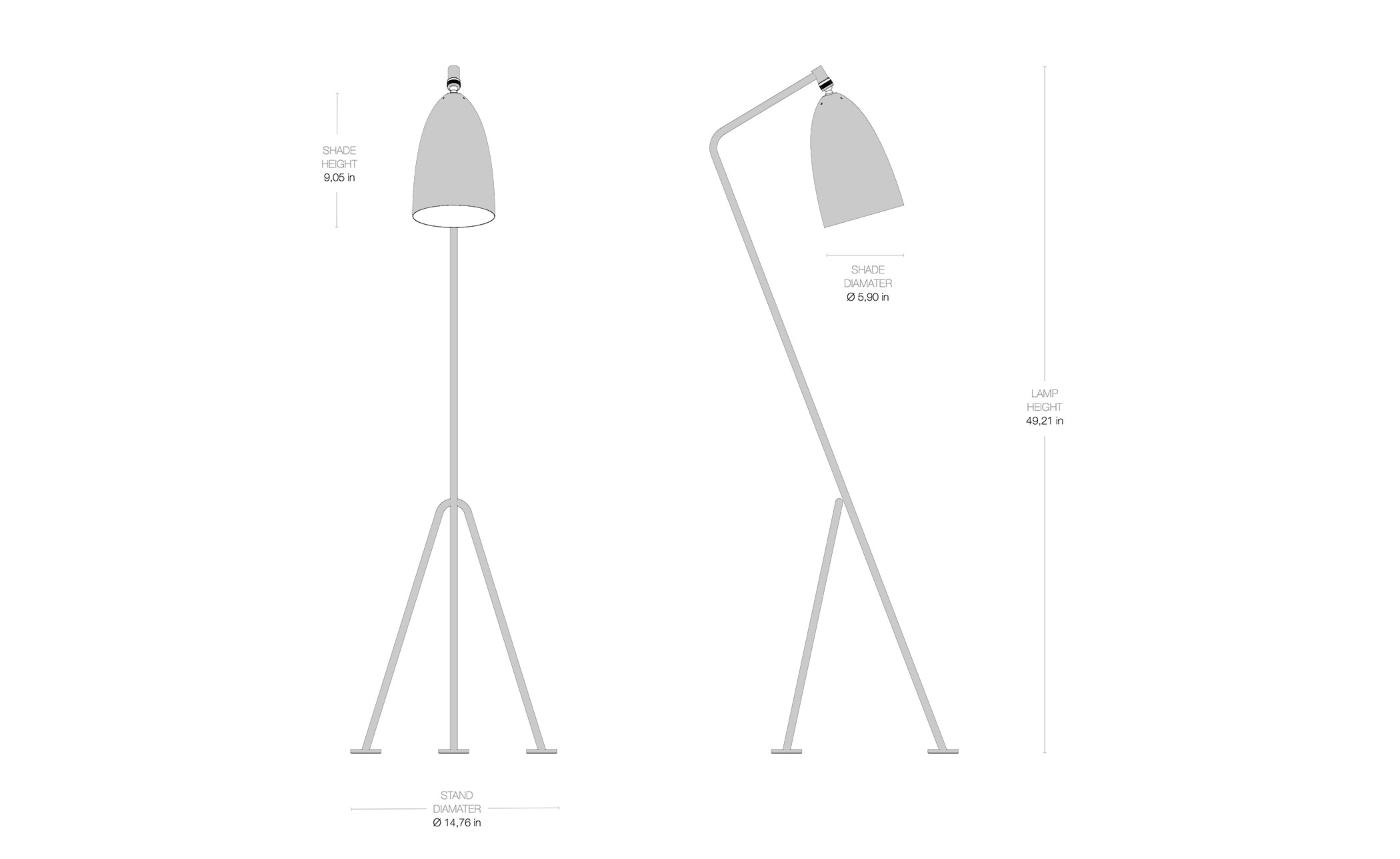 grashoppa floor lamp