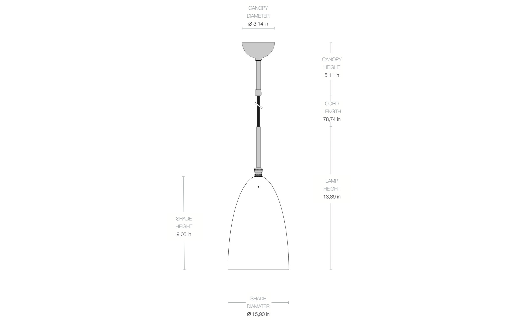 grashoppa pendant light