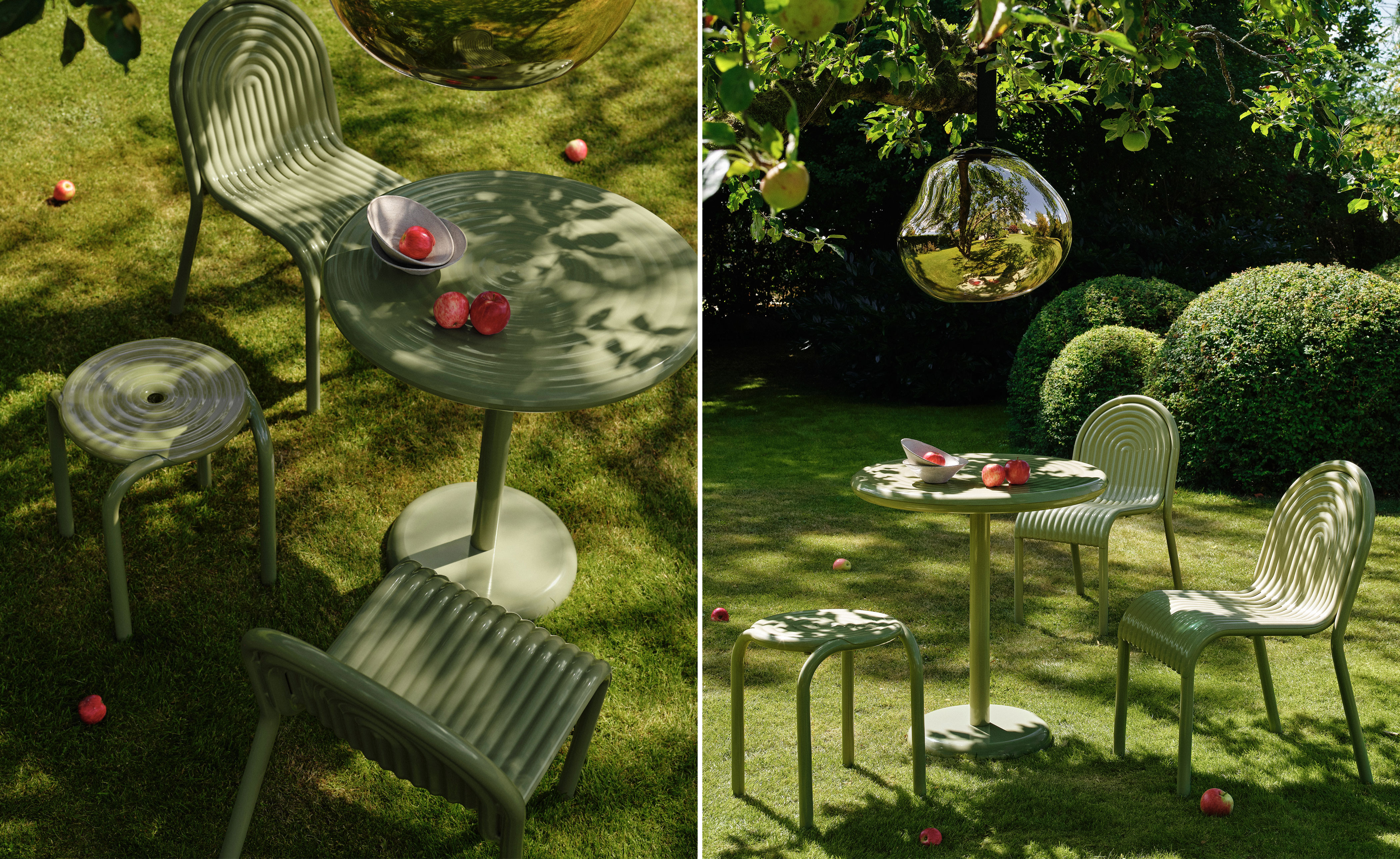 Groove Outdoor Table Round