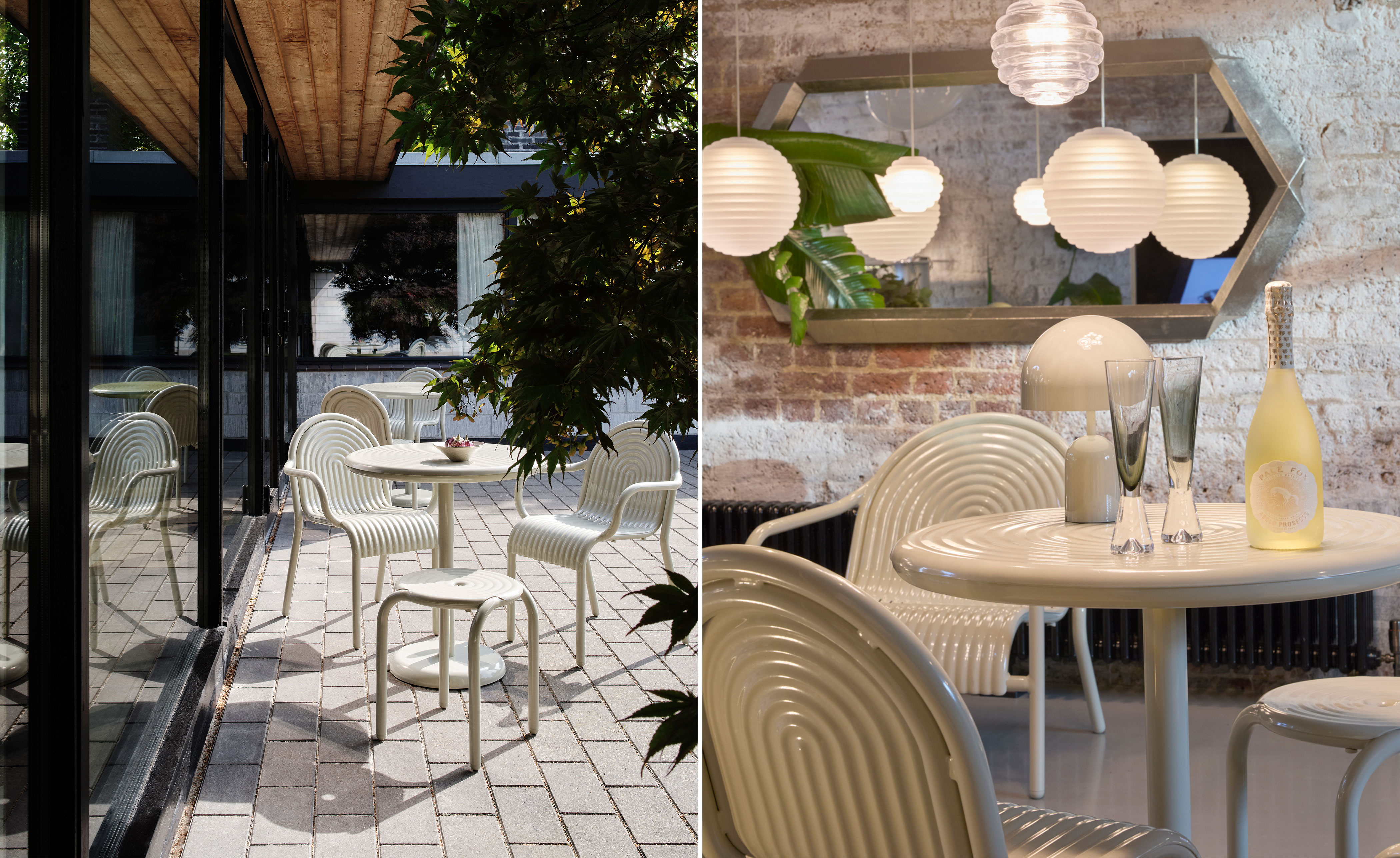 Groove Outdoor Table Round