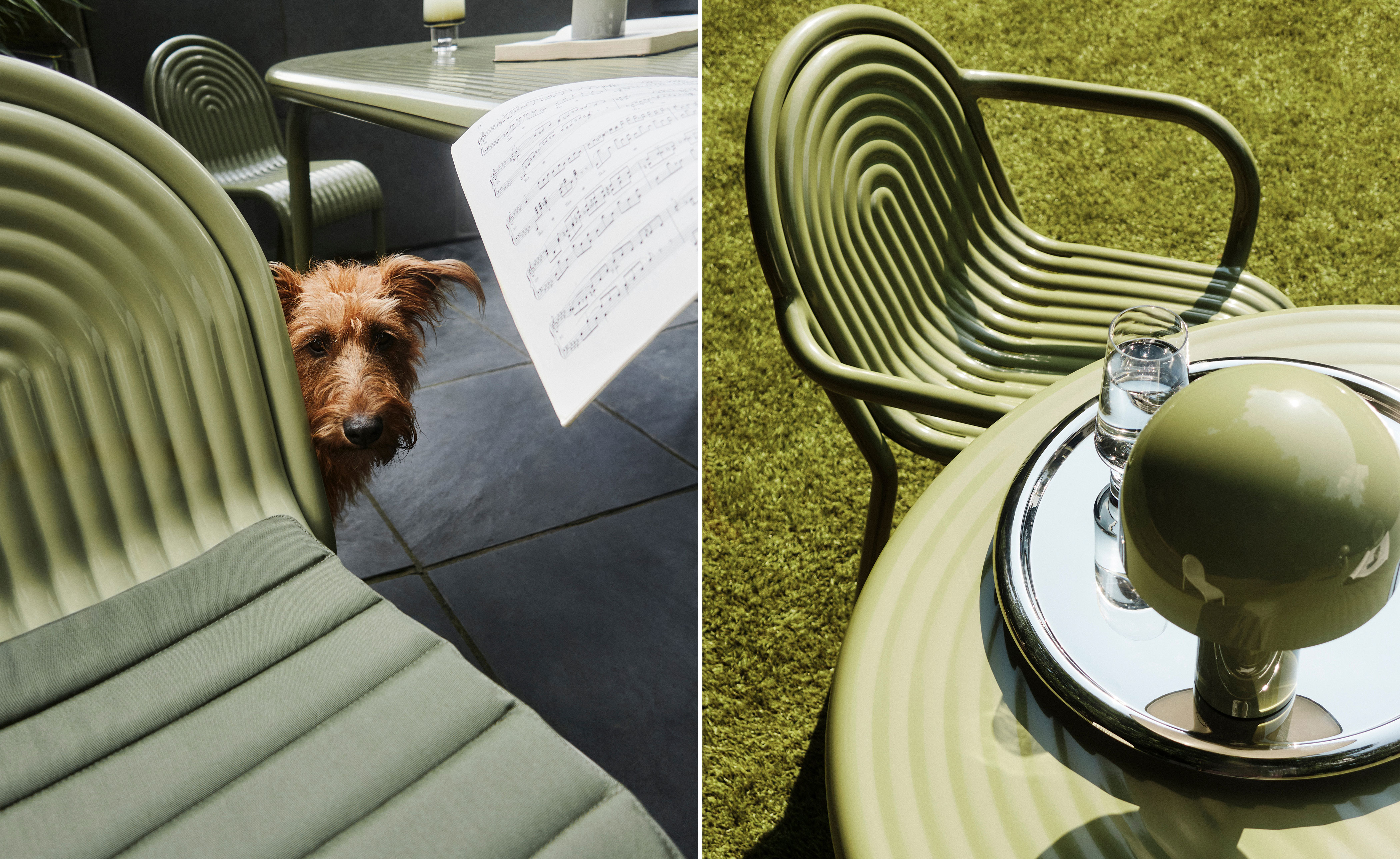 Groove Outdoor Armchair Set of 2